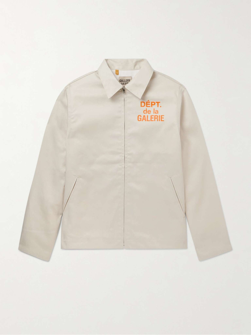 Montecito Logo-Print Cotton-Twill Jacket - 1