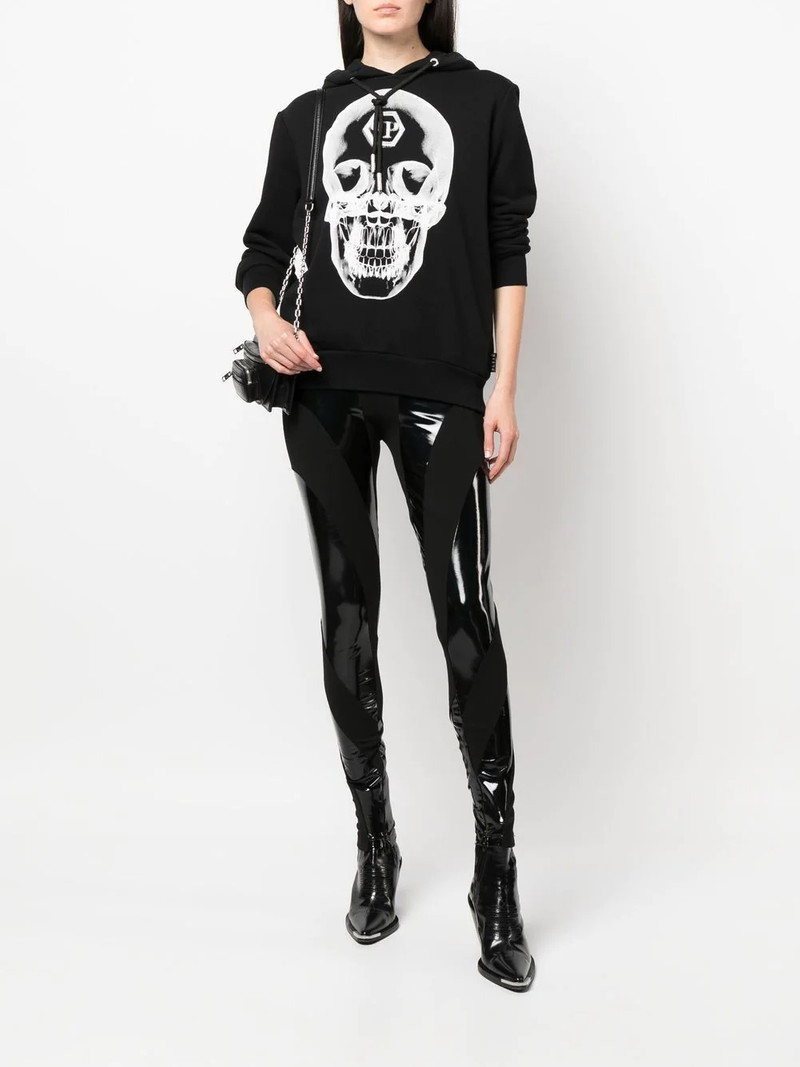 PHILIPP PLEIN contrasting panel leggings outlook