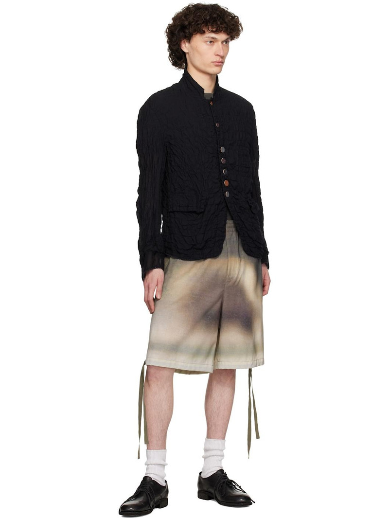 UNDERCOVER Brown & Gray UC1E4509 Shorts outlook