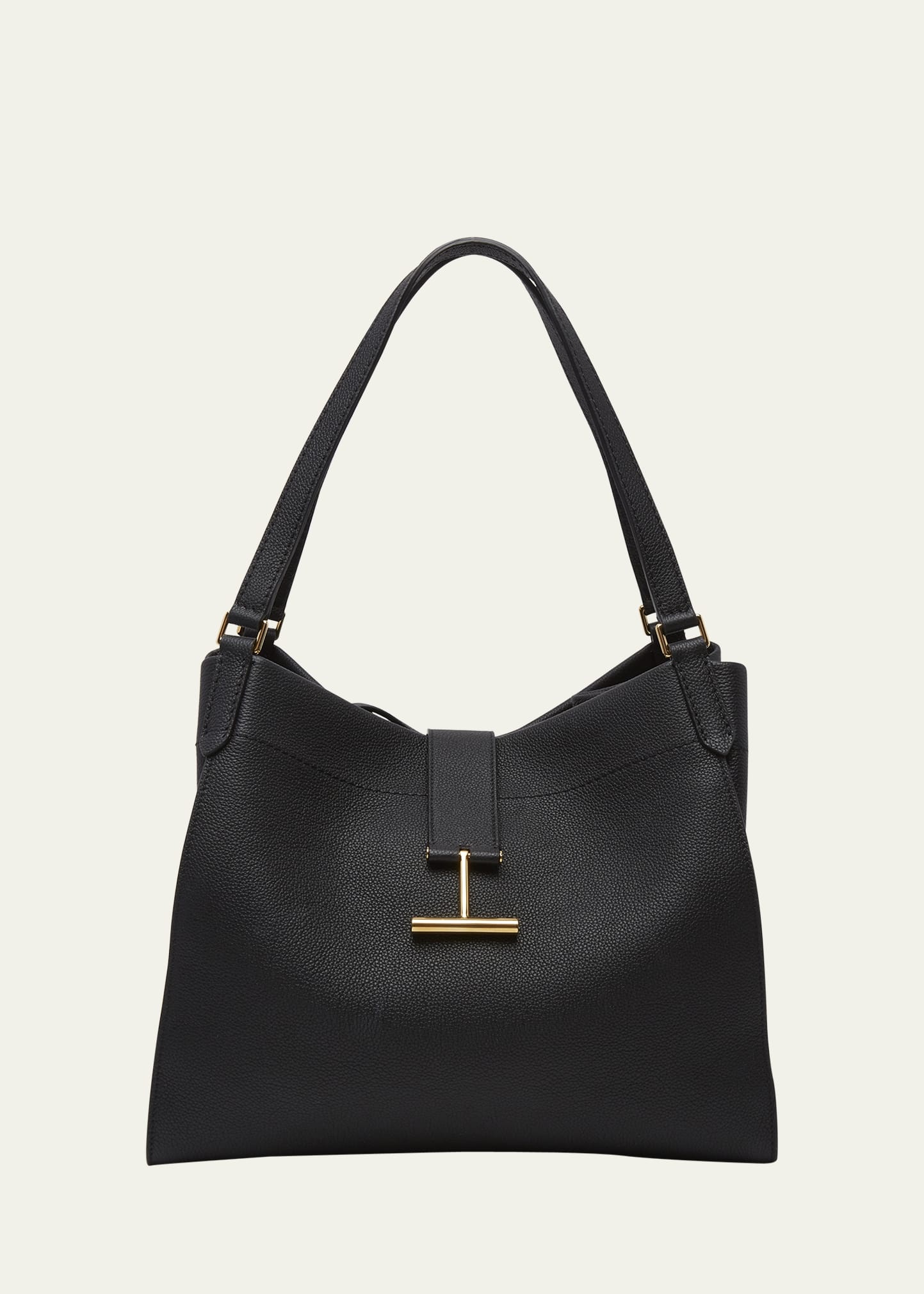 Tara Large Grain Leather Tote Bag - 1