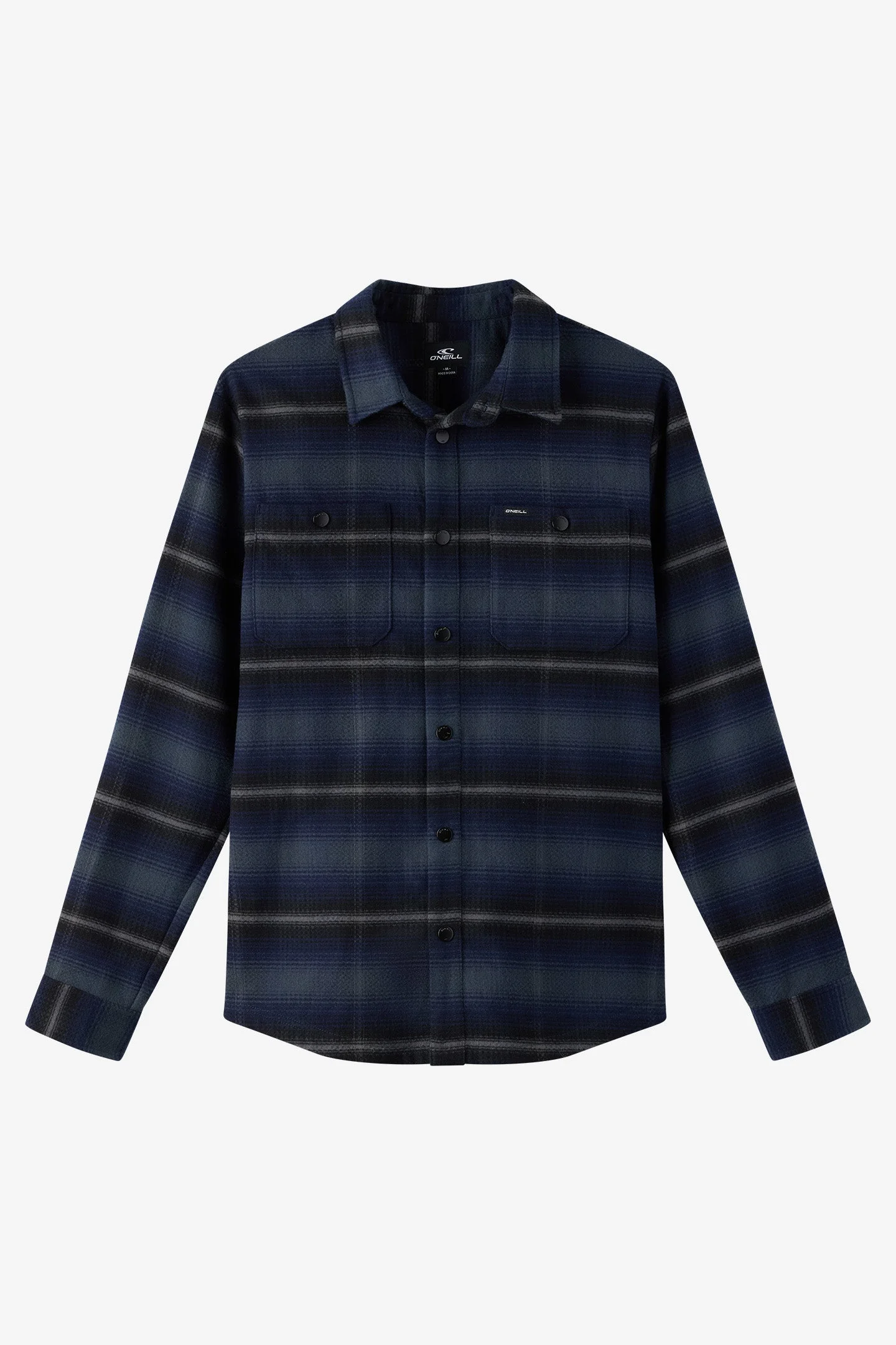 Glacier Yarn Dye Flannel Long Sleeve Shirt - 1