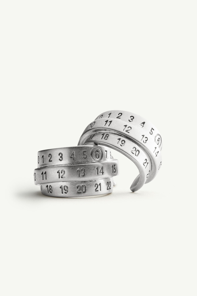 Numeric earrings 4