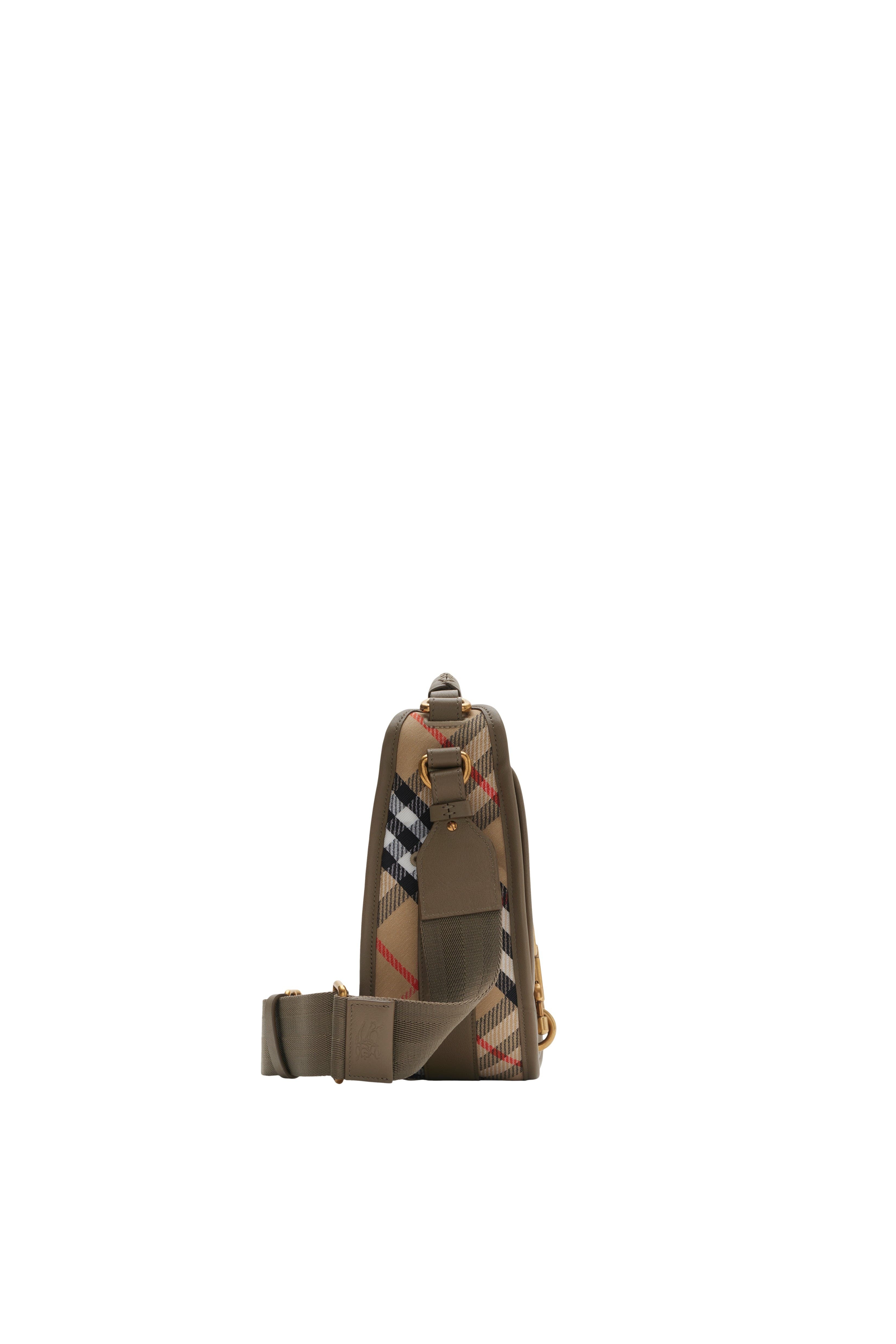 burberry Small B Clip Messenger Bag in Sand at Nordstrom - 4