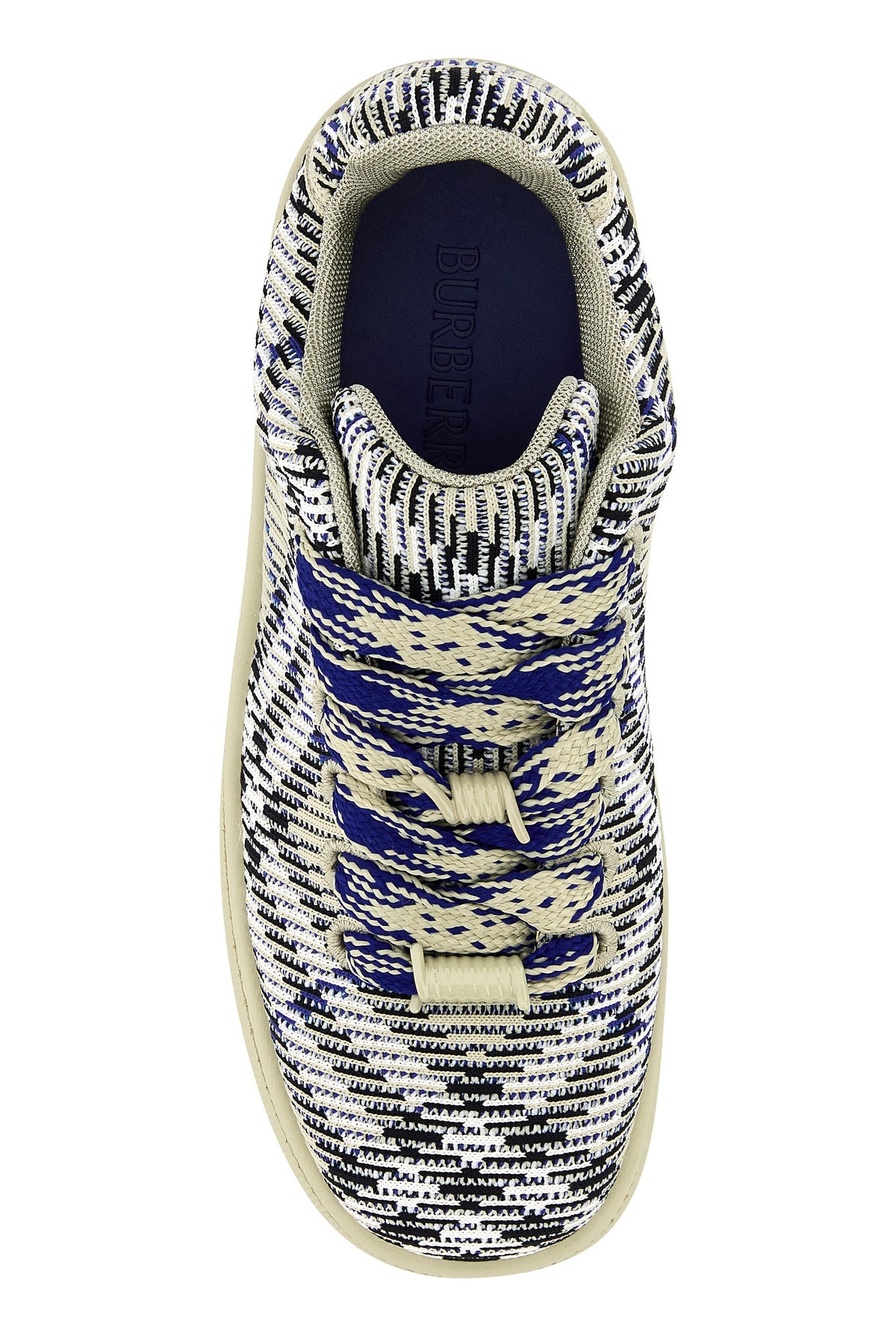 【関税&送料込】Burberry Embroidered Fabric Box Sneakers Burberry Men Embroidered Fabric Box Sneakers | ModeSens