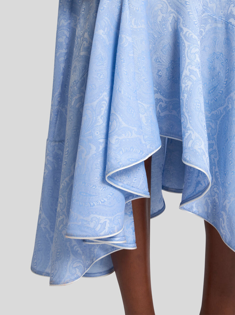 Etro FLORAL ASYMMETRIC MIDI SKIRT outlook