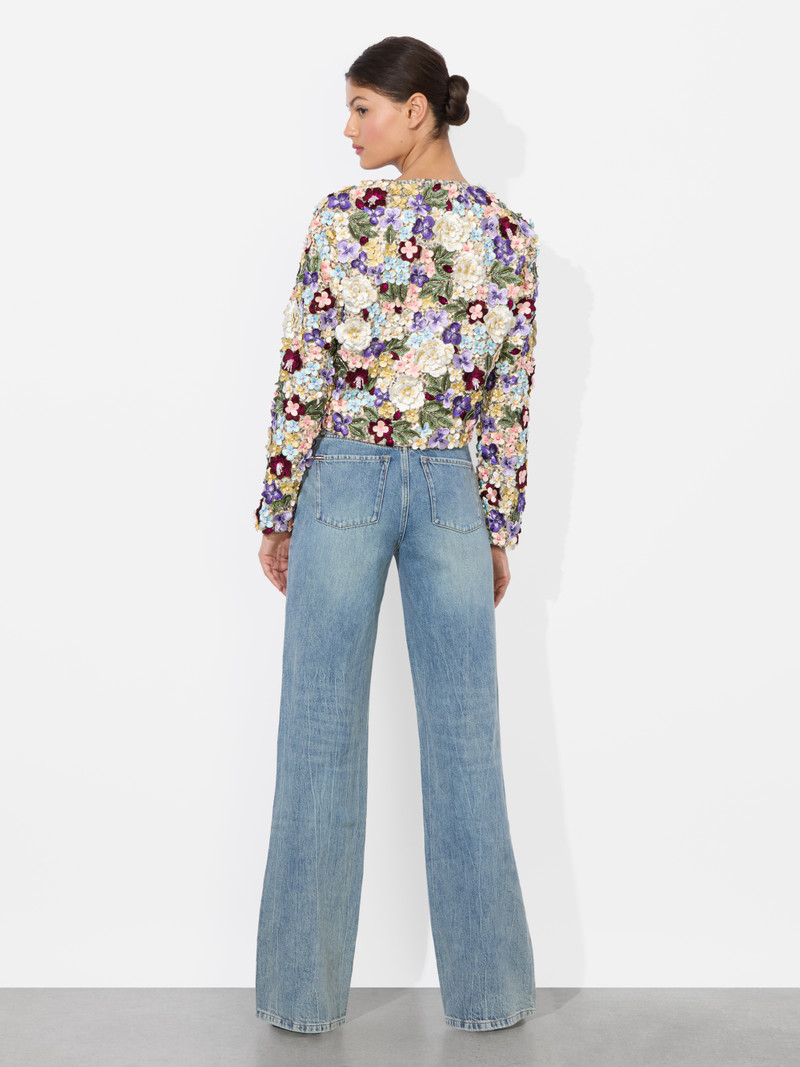 Alice + Olivia KIDMAN EMBELLISHED JACKET outlook