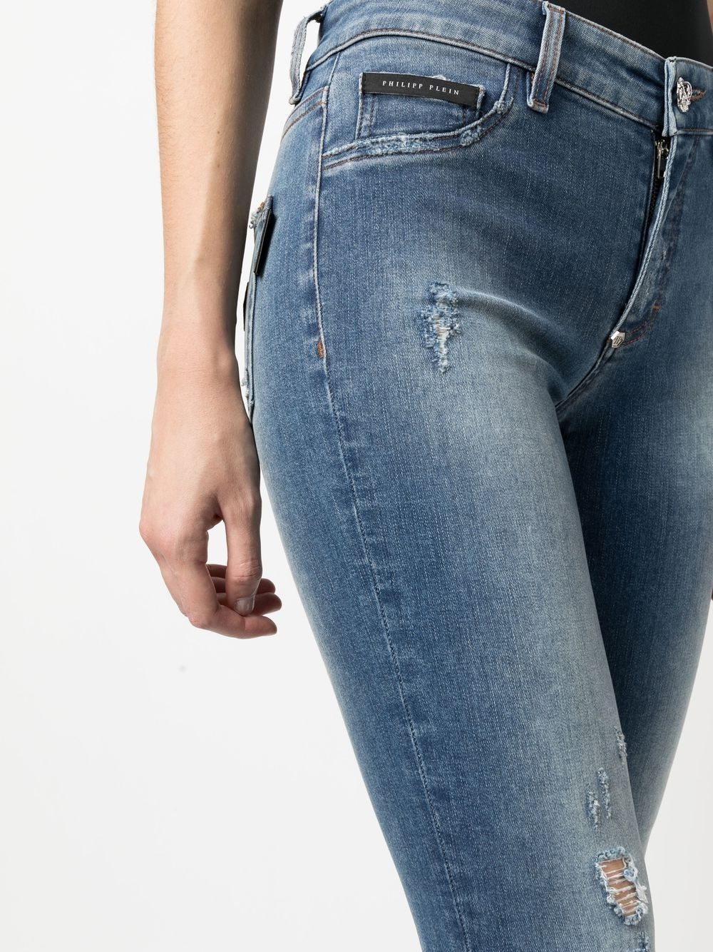 high-rise skinny-cut jeans - 5