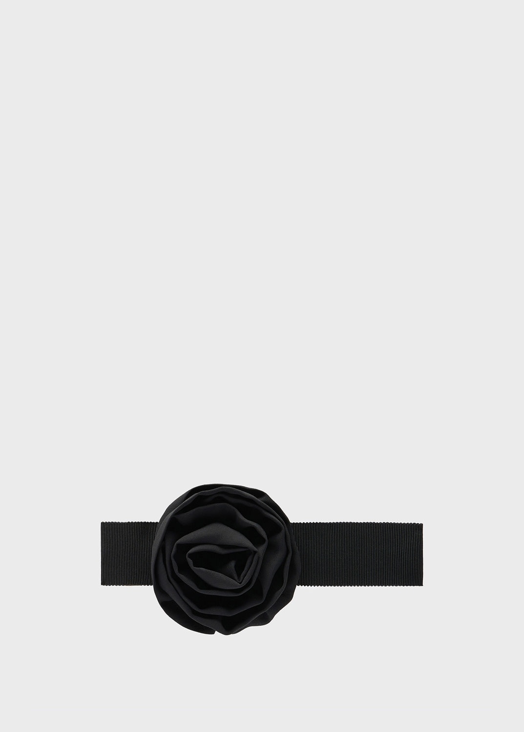 CHOKER WITH SATIN ROSE - 1