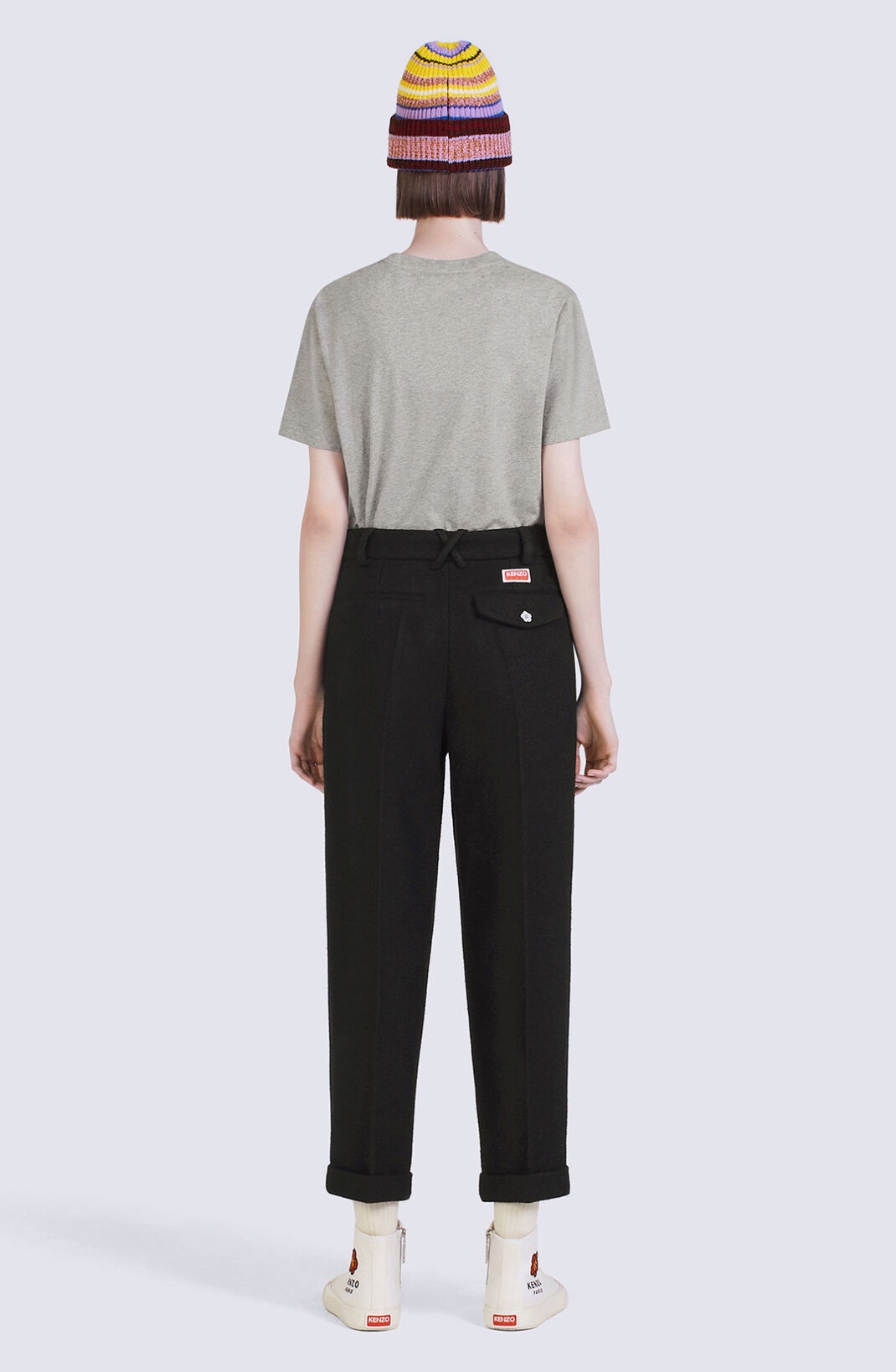 Tailored wool trousers - 4