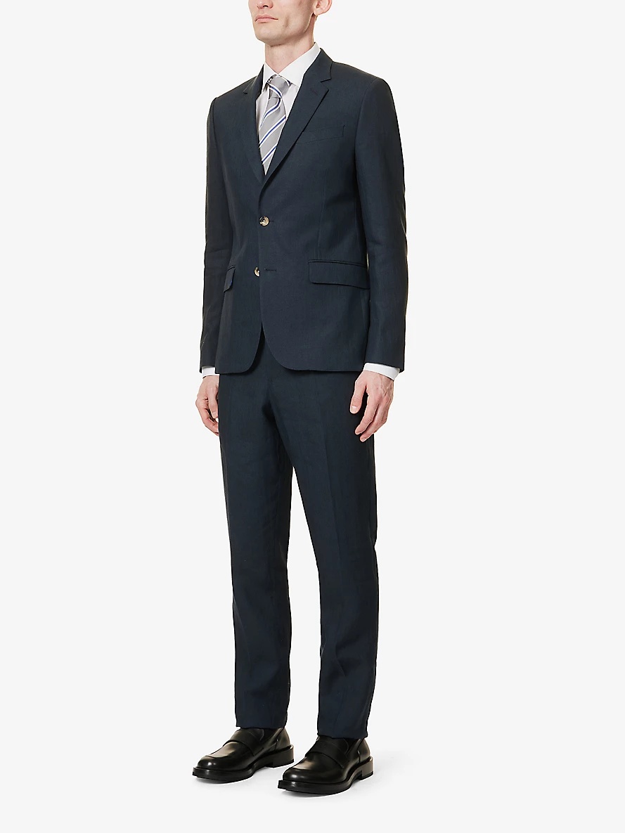The Soho regular-fit linen suit - 3