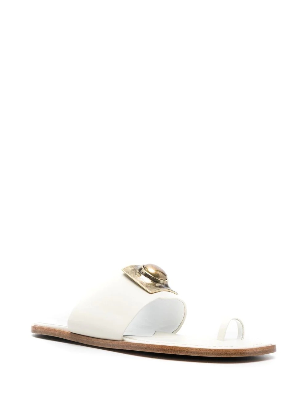 ball-stud toe-strap sandals - 2