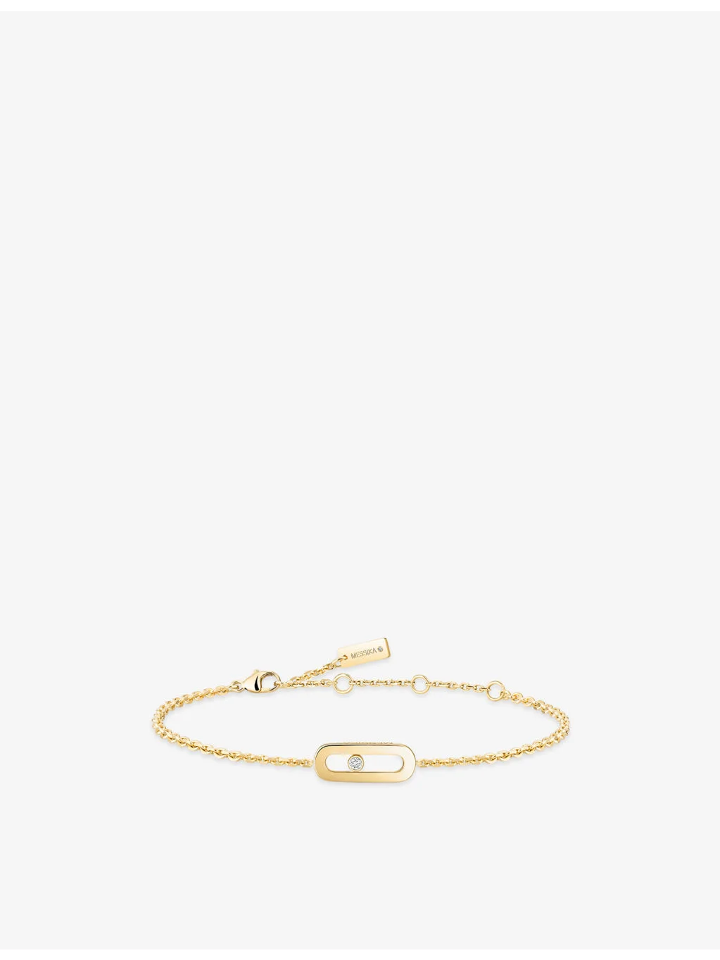 Move Uno 18ct Gold And 0.02ct Diamond Bracelet - 1