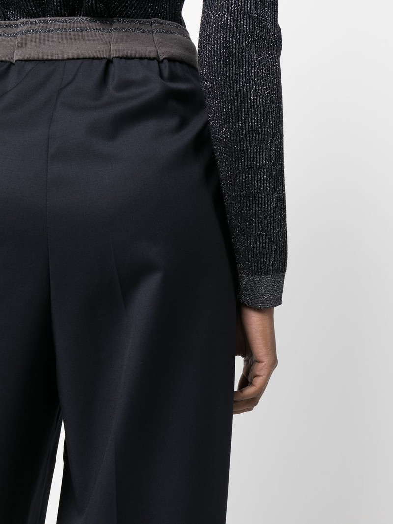 straight-leg cut tailored trousers 5