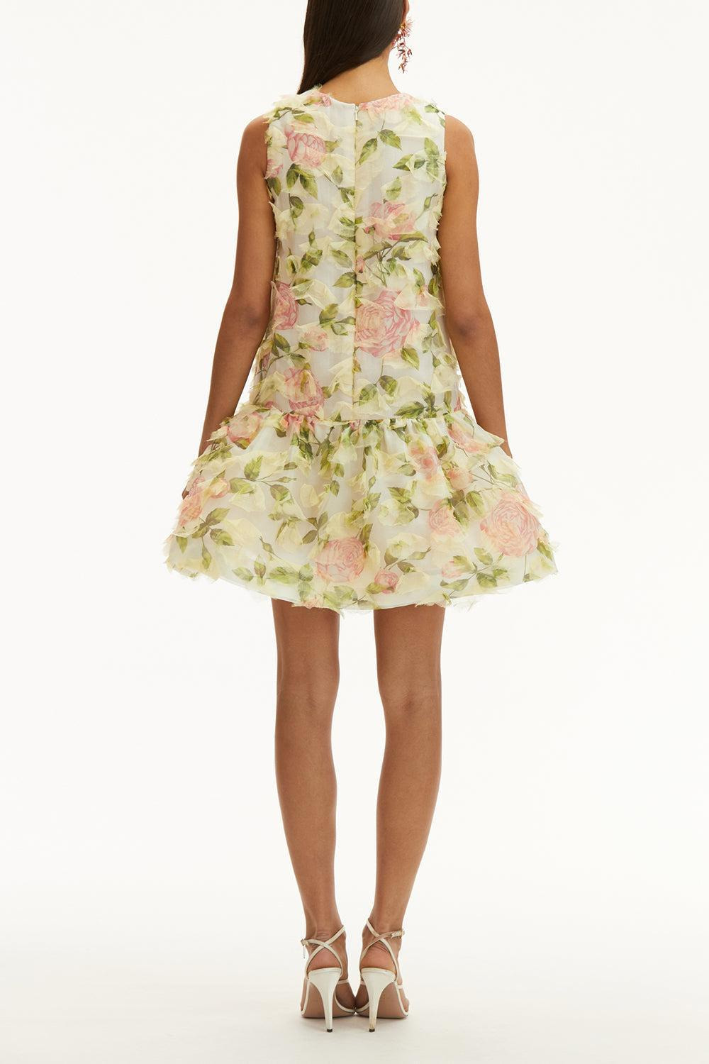 Sleeveless English Rose Dress - 5