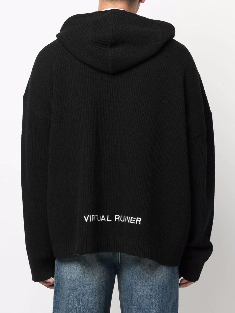 Virtual Runner knitted hoodie - 4