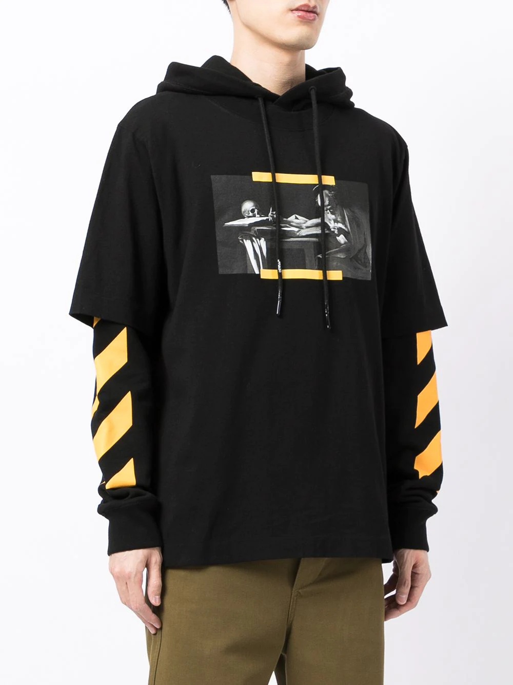 Off White Caravaggio painting hoodie REVERSIBLE