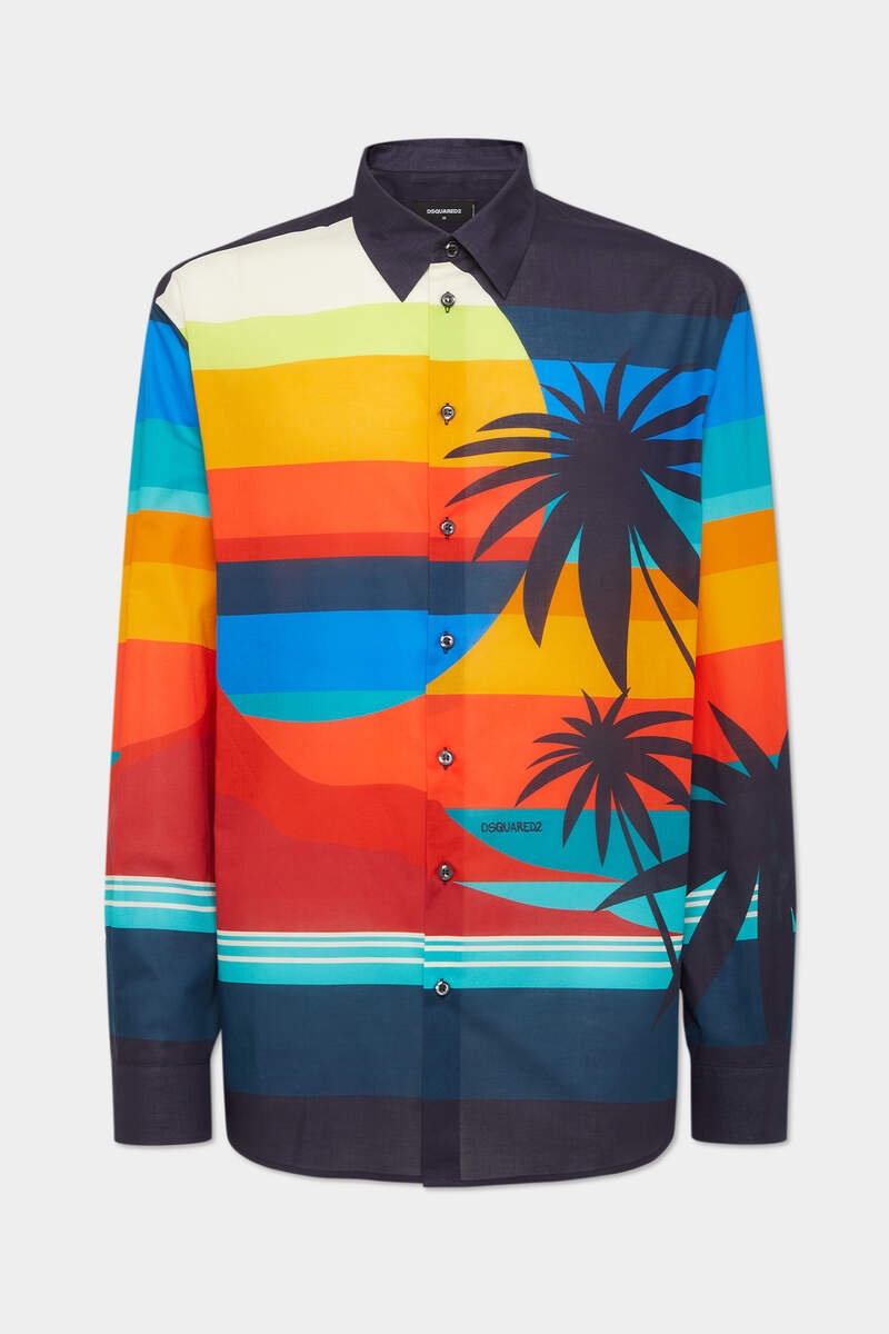 SUMMER LOVERS OVERSIZED SUNSET SHIRT - 1