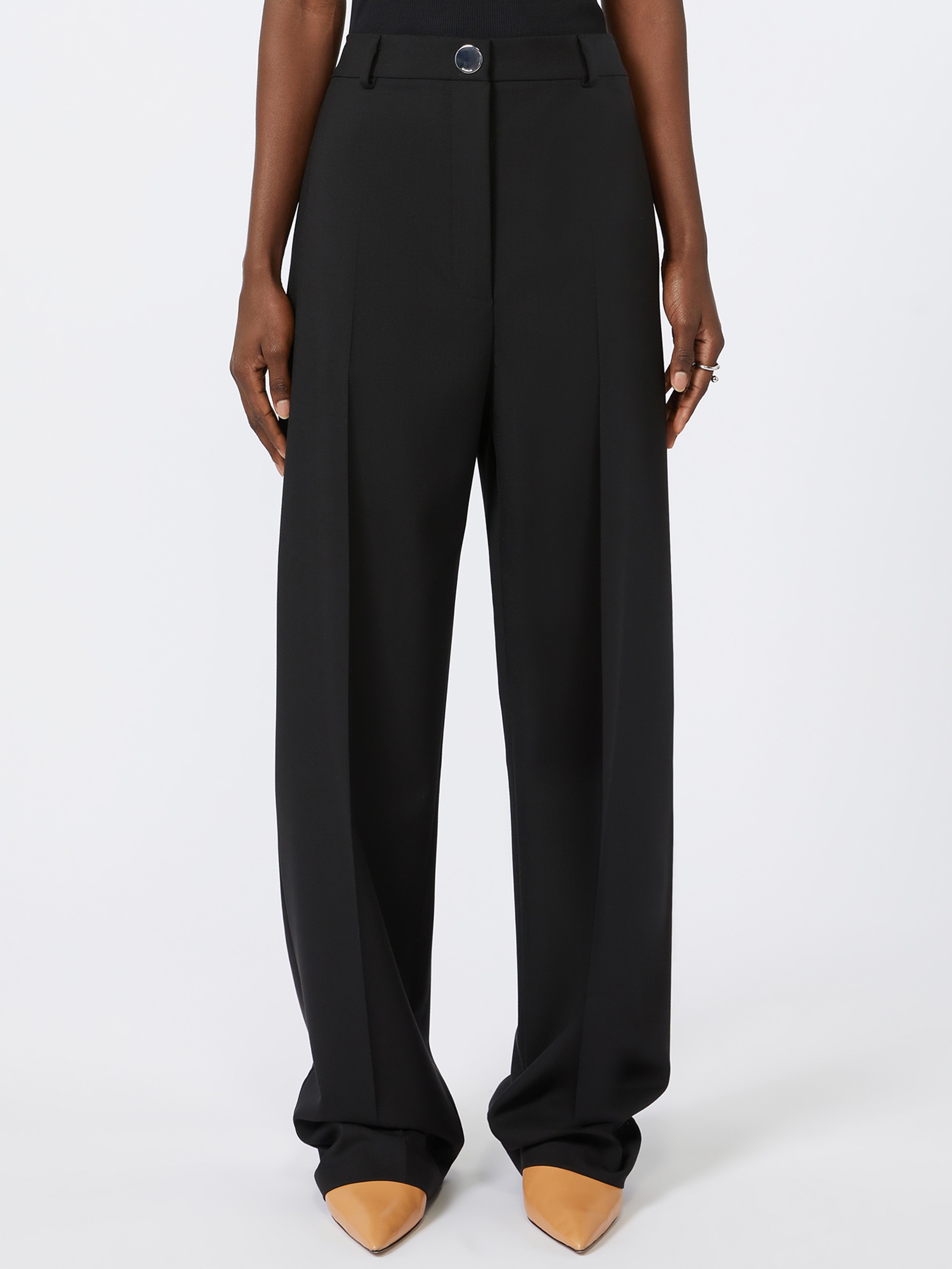 SALVO Straight wool trousers - 3