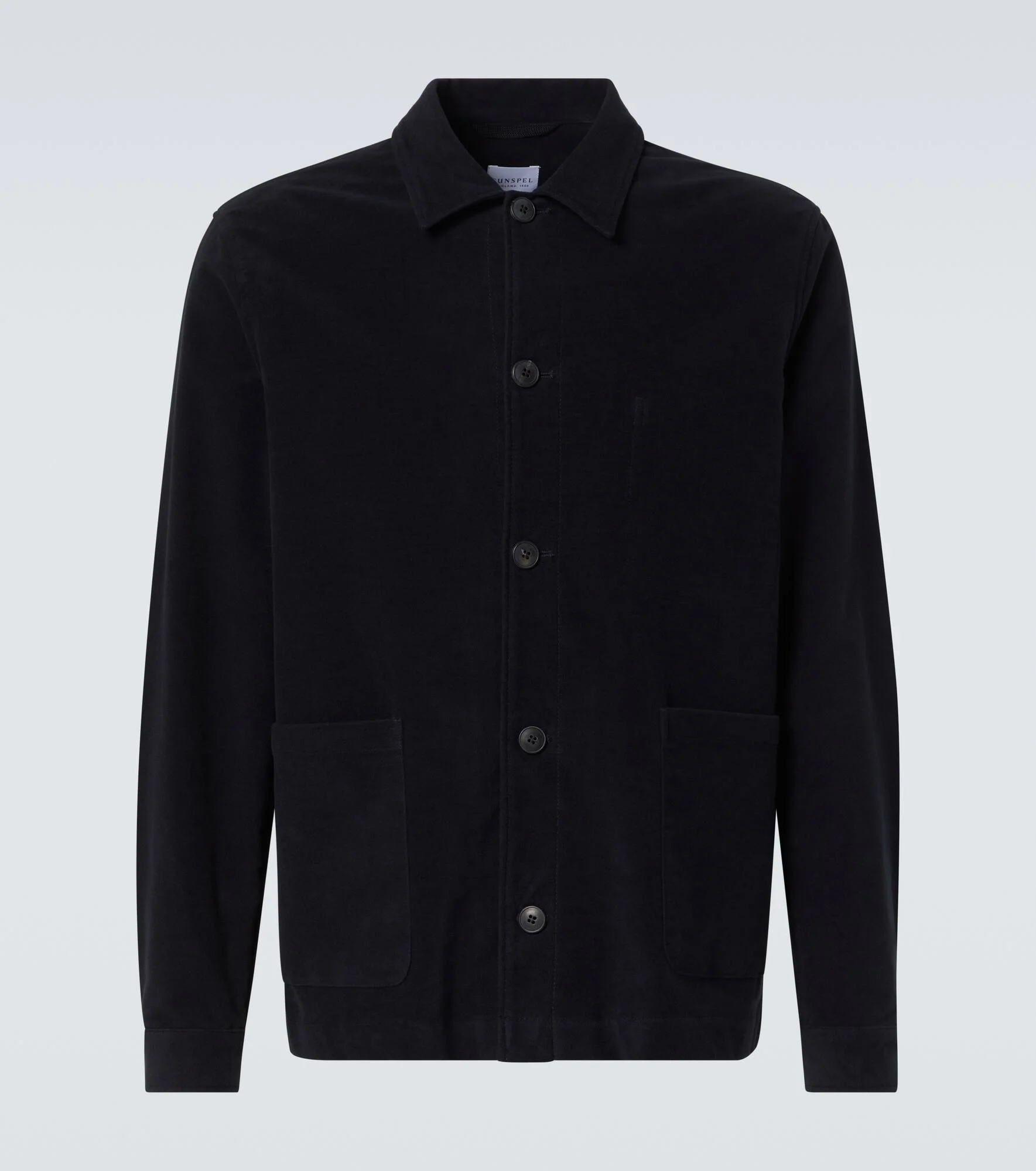 Cotton moleskin overshirt - 1