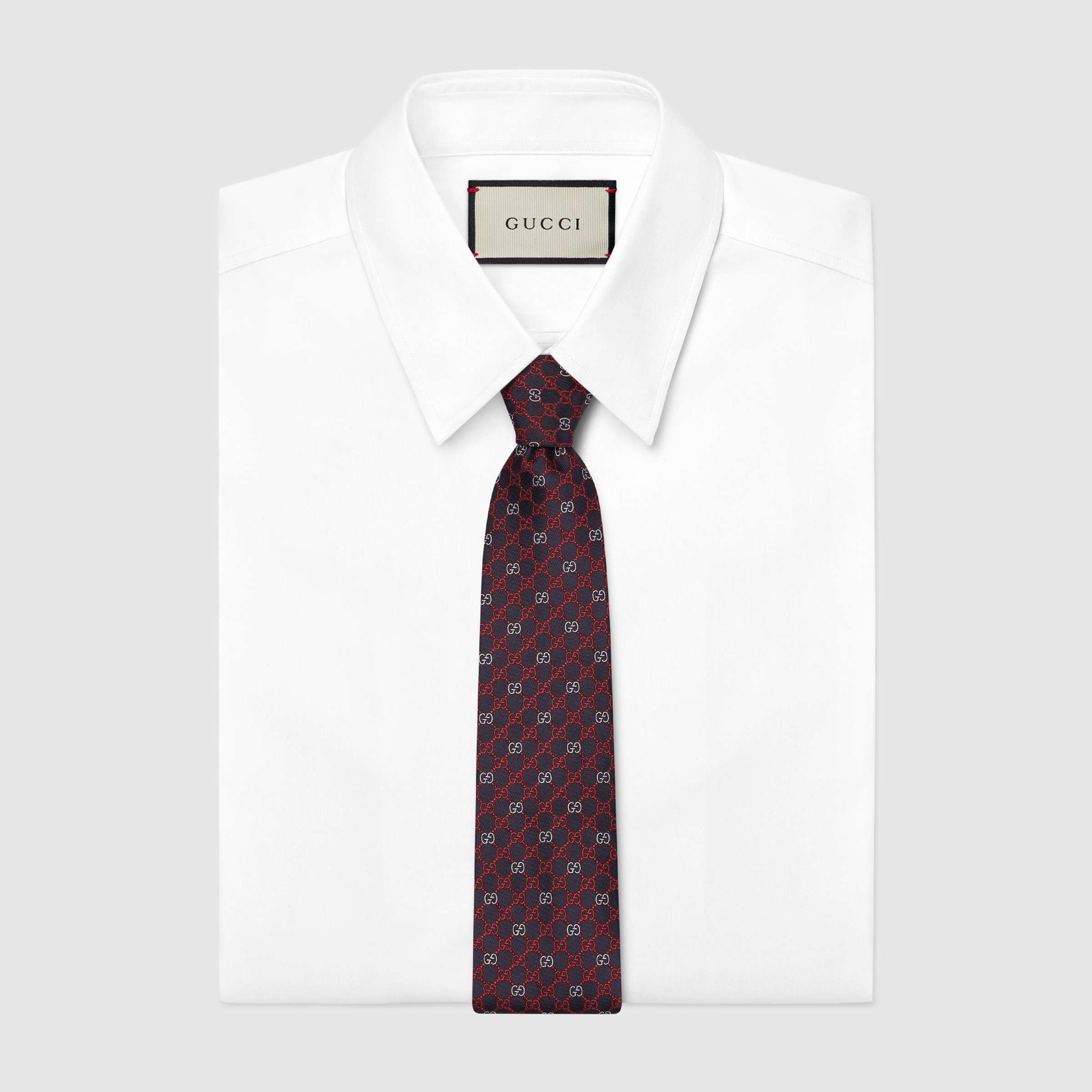 GG silk jacquard tie - 2