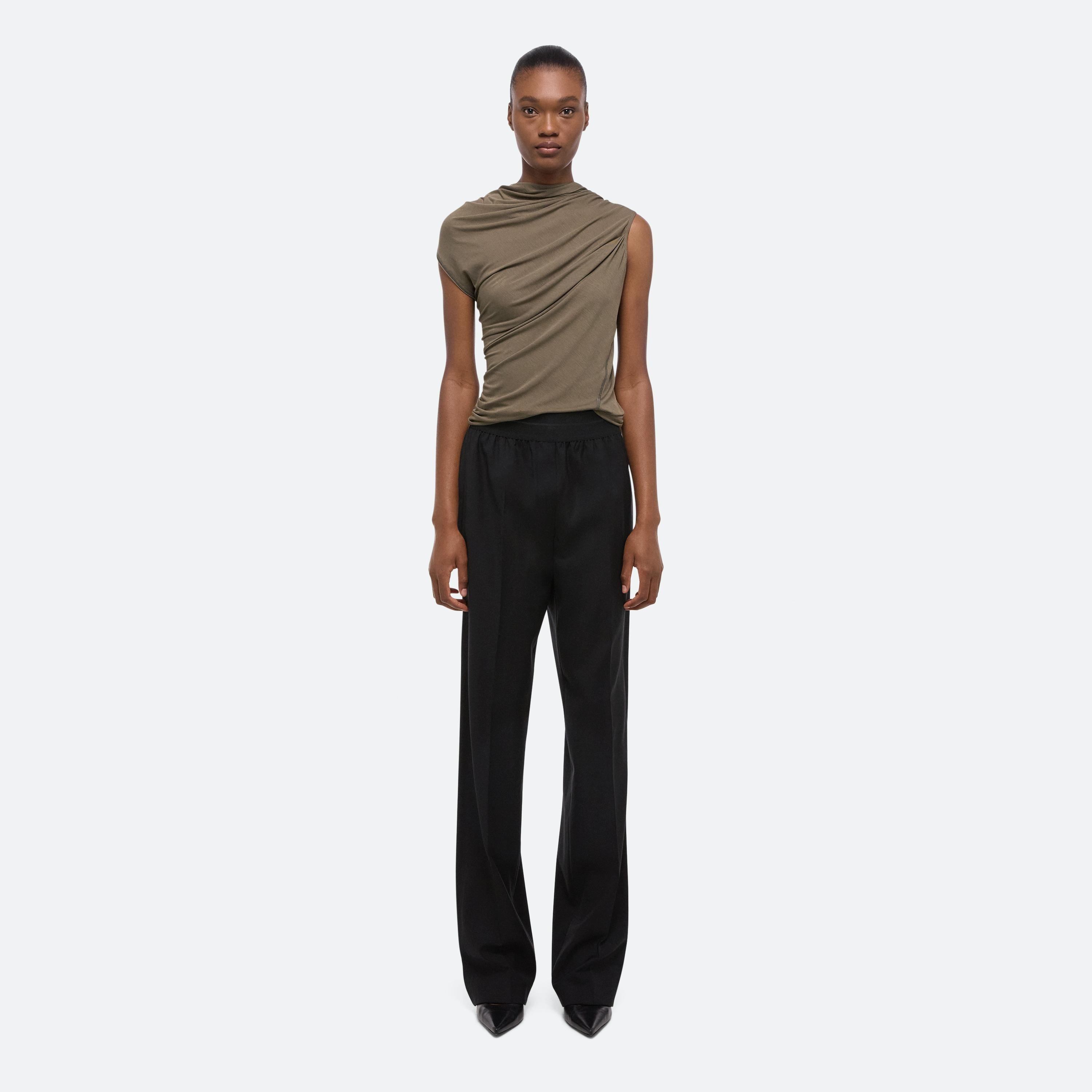 WOOL CAR TROUSERS - 3