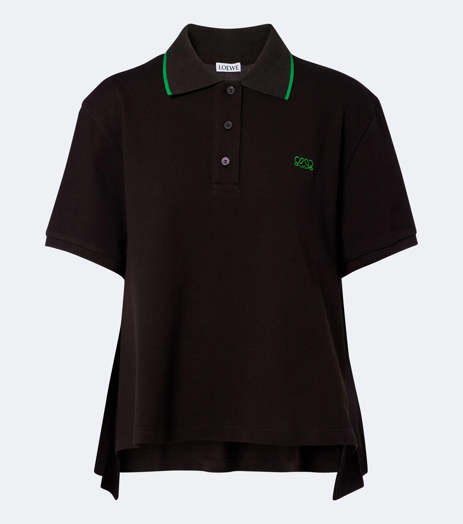 Double L cotton piqué polo shirt - 1