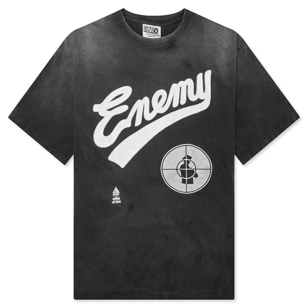 SAINT MICHAEL X PUBLIC ENEMY SAINT ENEMY S/S TEE - BLACK - 1