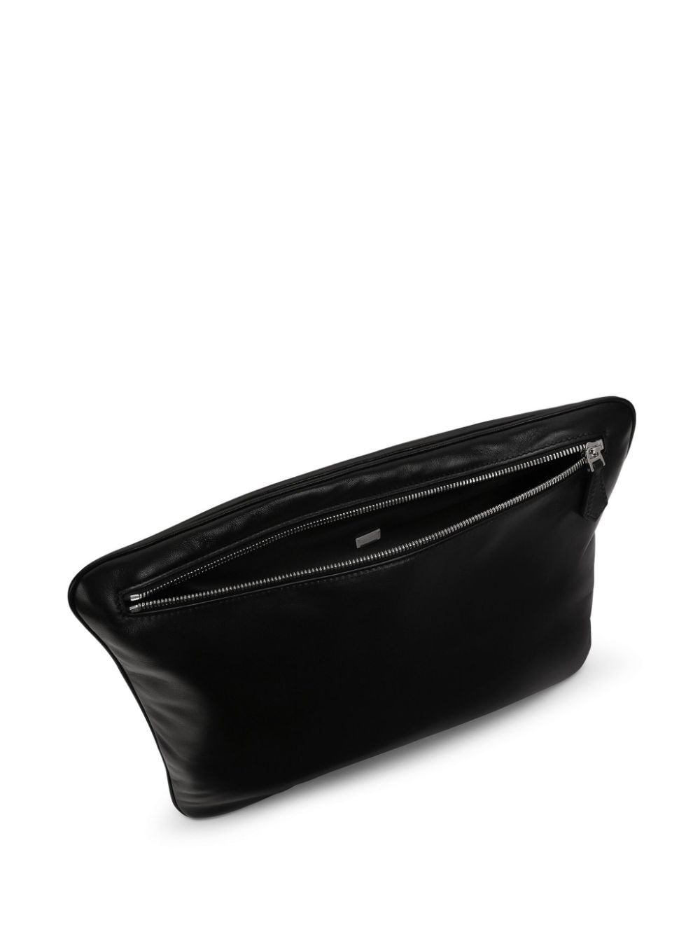 logo-print clutch bag - 4