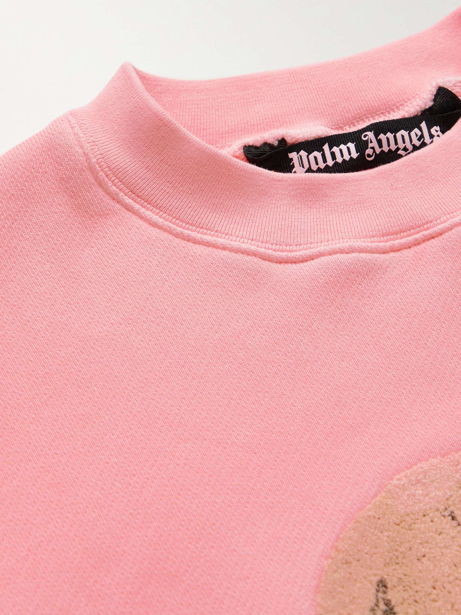 Bouclé-Trimmed Cotton-Jersey Sweatshirt - 5