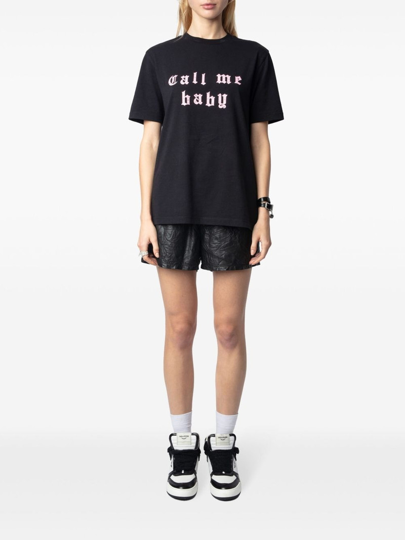 Zadig & Voltaire slogan-print T-shirt outlook