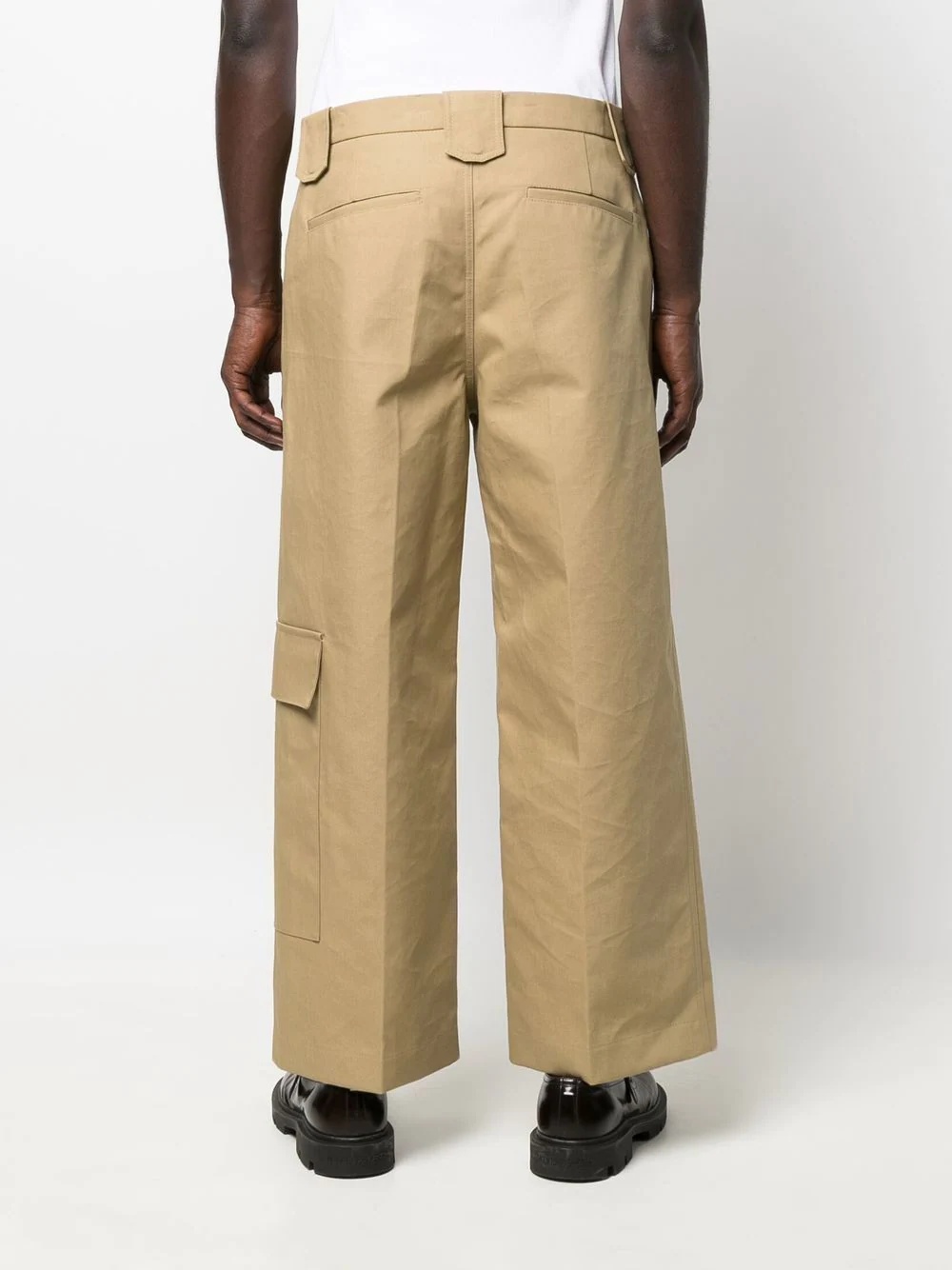 straight-leg utility trousers - 4