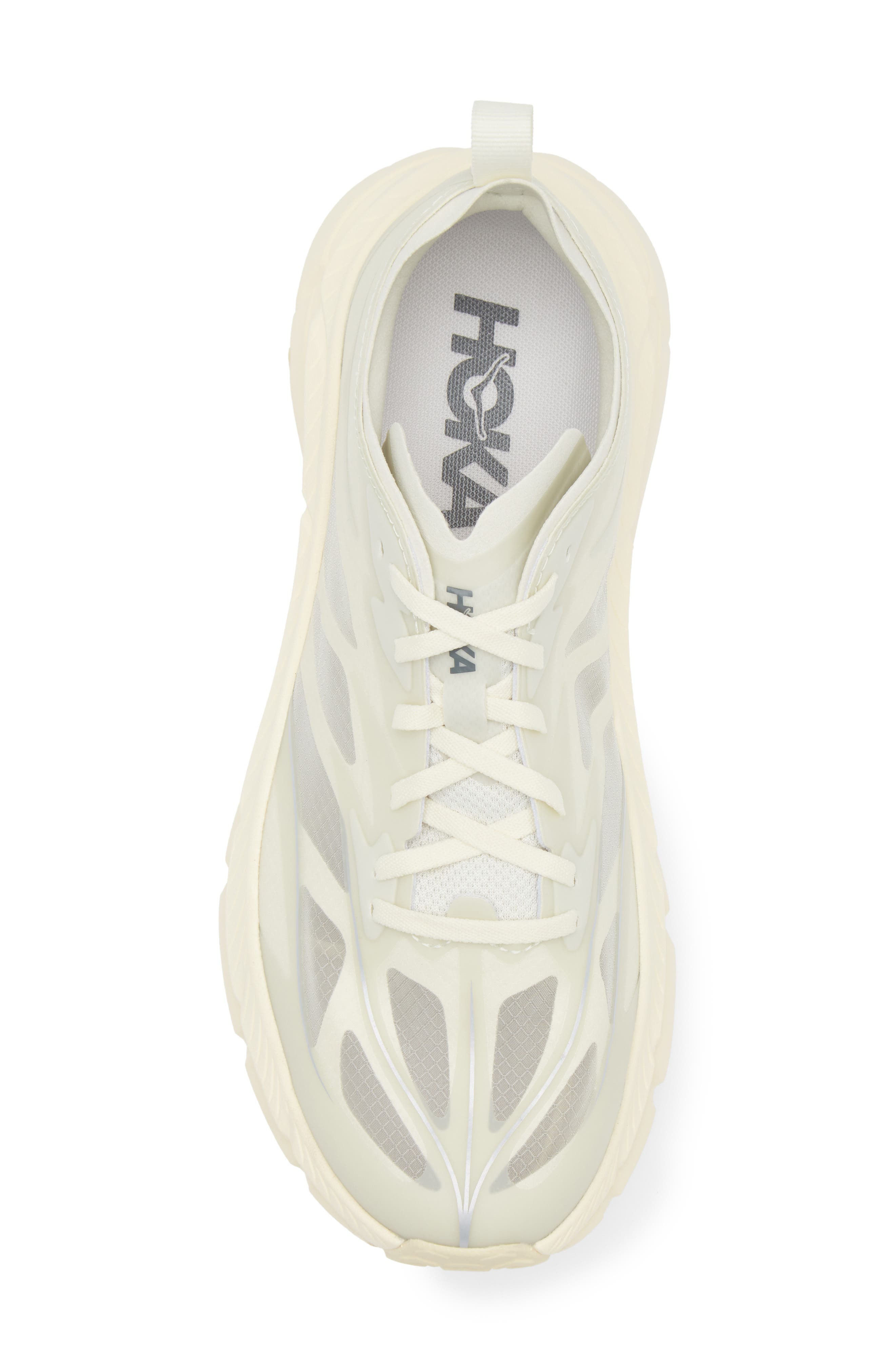 HOKA Gender Inclusive Mafate Speed 4 Lite Trail Sneaker in Truffle Salt /Yellow at Nordstrom - 5