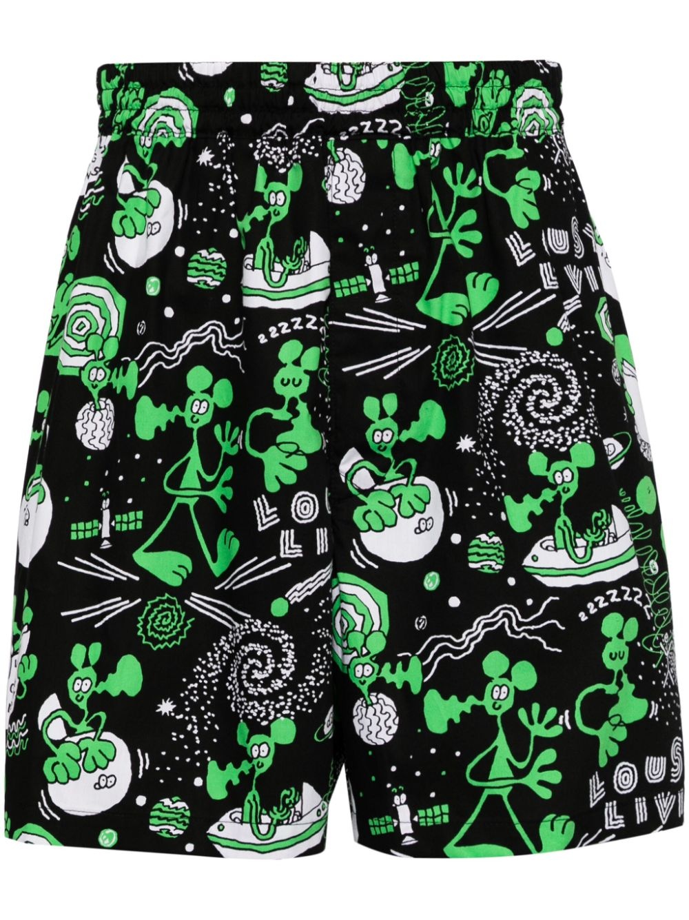 x Lousy Livin graphic-print shorts - 1