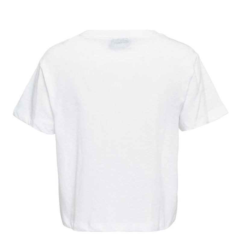 ASHLEY WILLIAMS White Cropped T-Shirt outlook