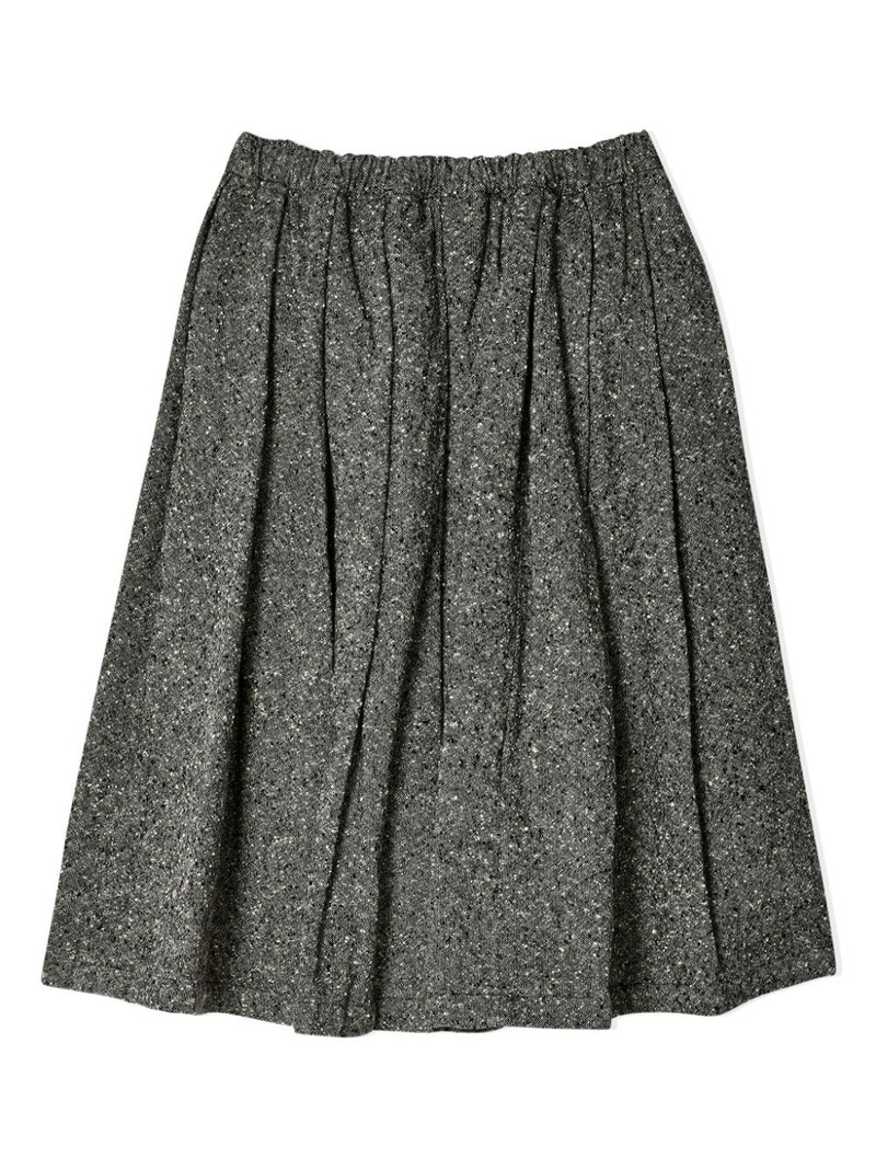 BLACK COMME des GARÇONS elasticated flared skirt outlook