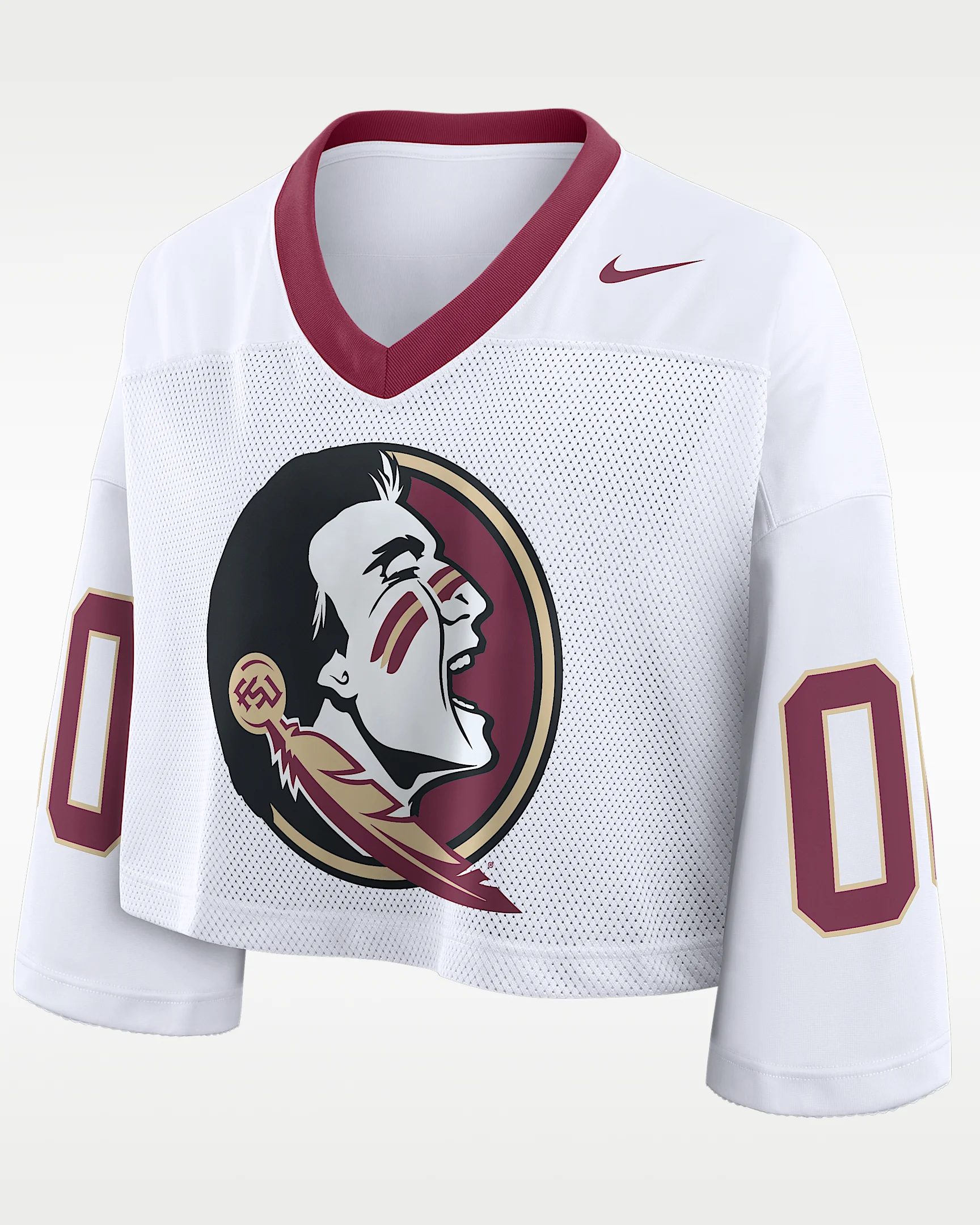Florida State Logo Women's Nike Dri-FIT College Cropped Jersey - 1