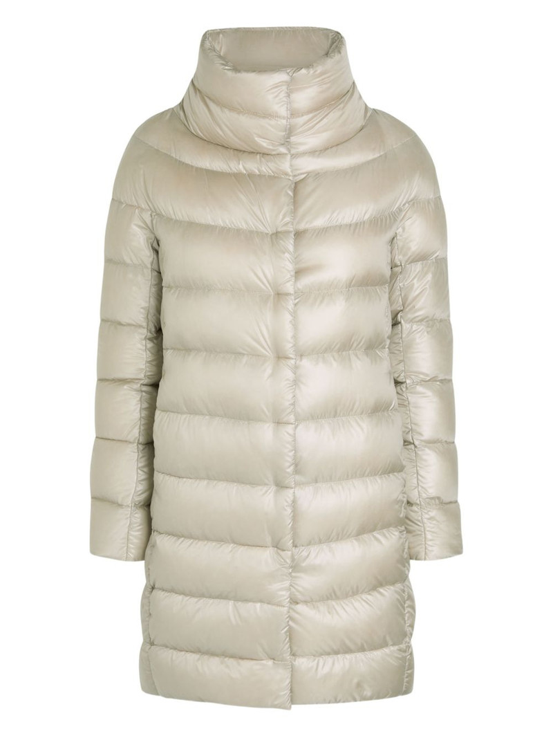 high-neck quilted coat 1
