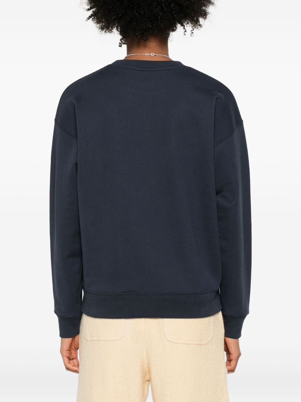 fox-embroidered cotton sweatshirt - 4
