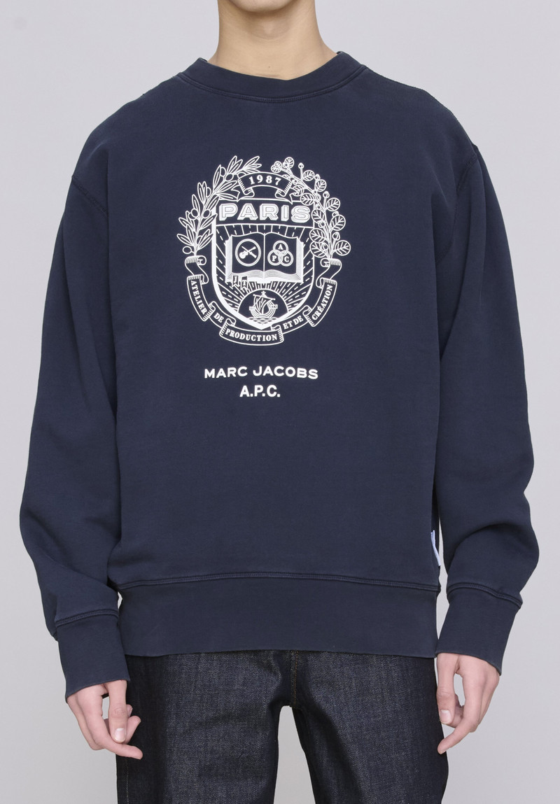 A.P.C. x Marc Jacobs The Paris Crew Neck Sweatshirt 3