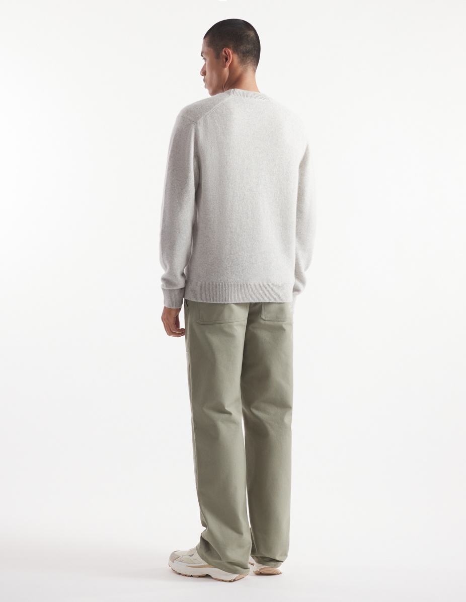 BOLD FOX HEAD PATCH REGULAR JUMPER IN LAMBSWOOL - 5