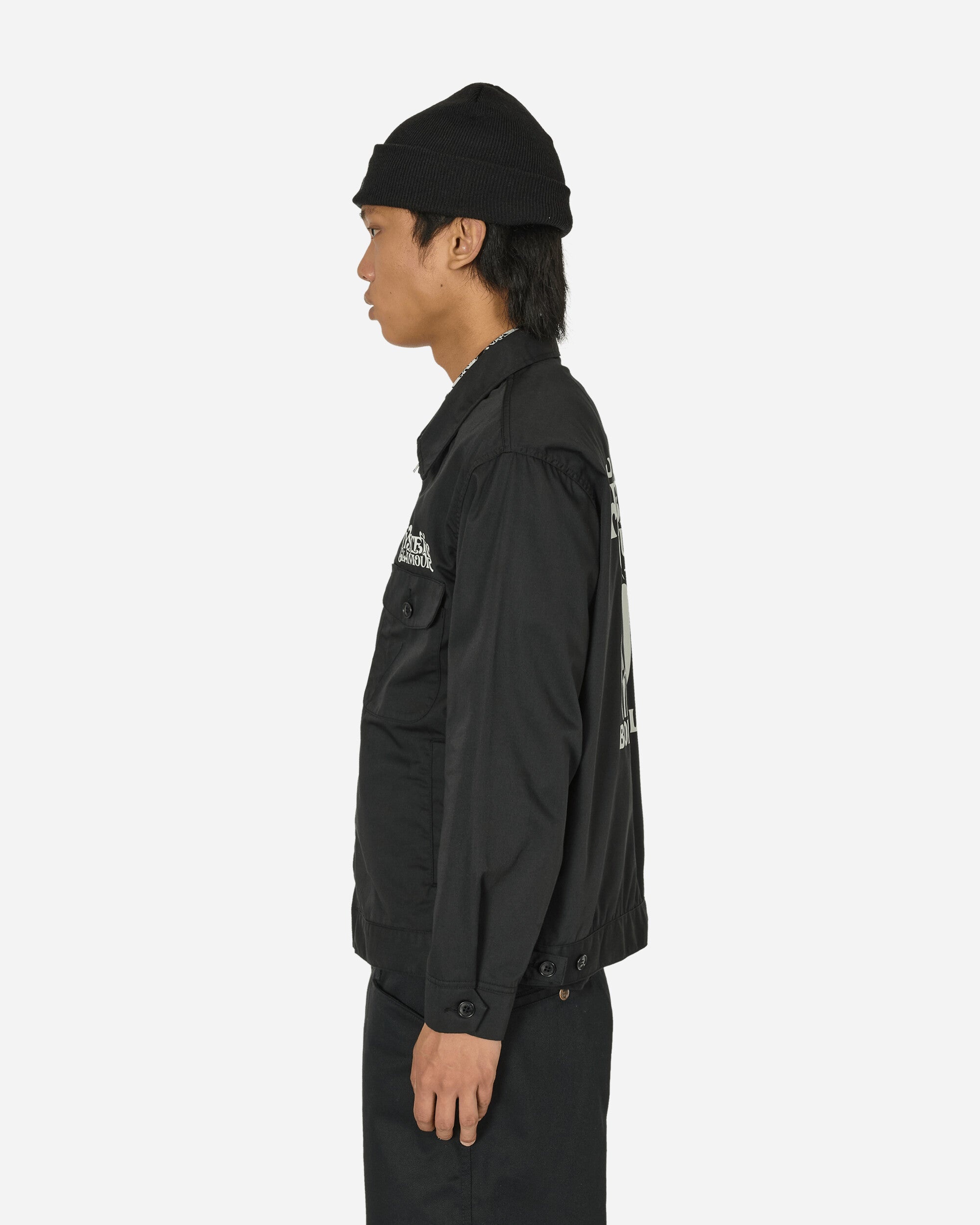 Smoking Girl Work Jacket Black - 2