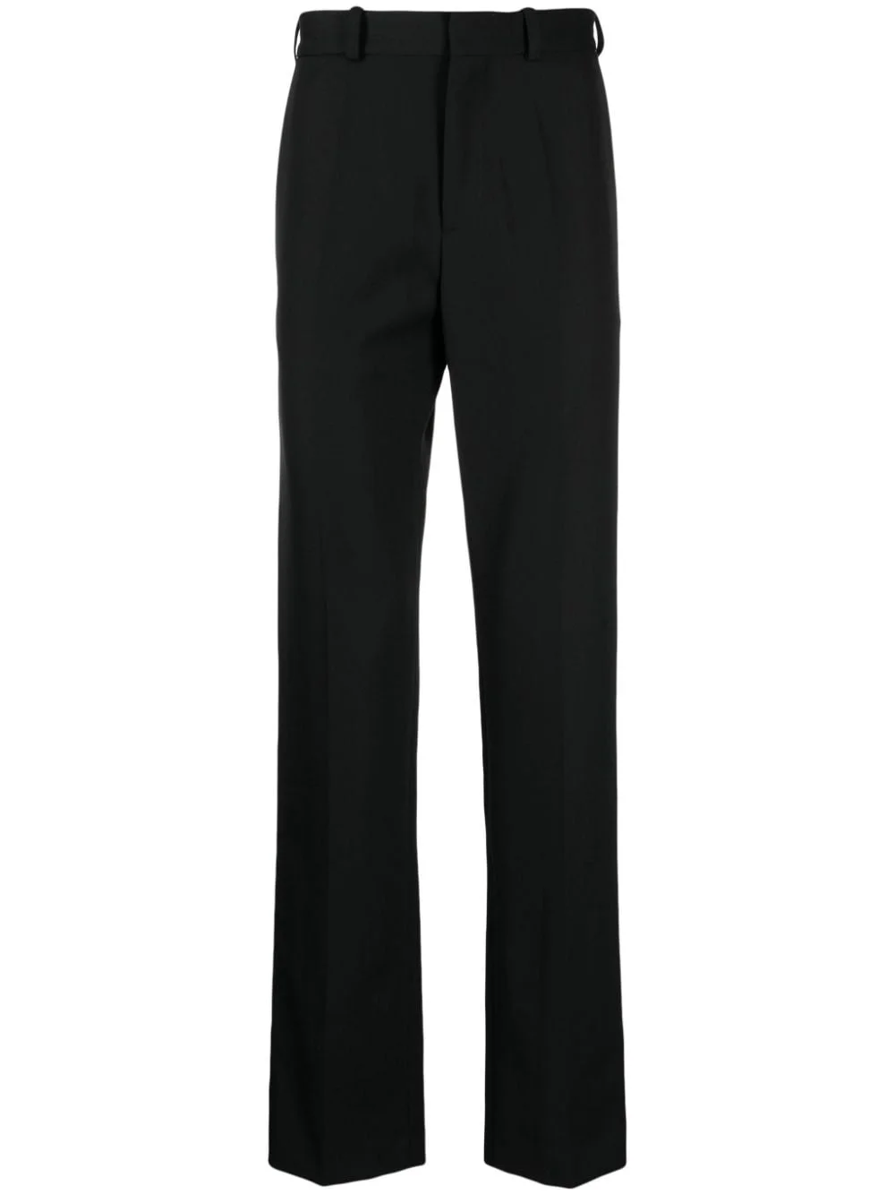 pressed-crease straight-leg trousers - 1