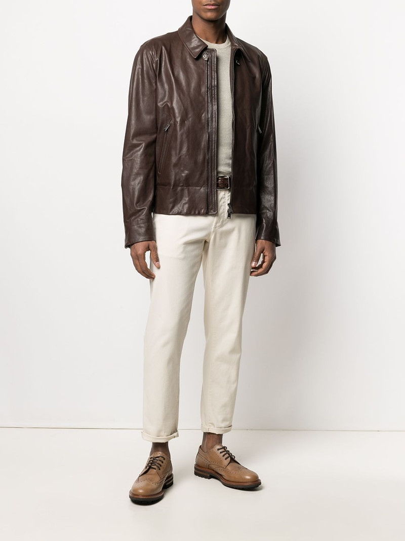 LARDINI Anthony leather jacket outlook