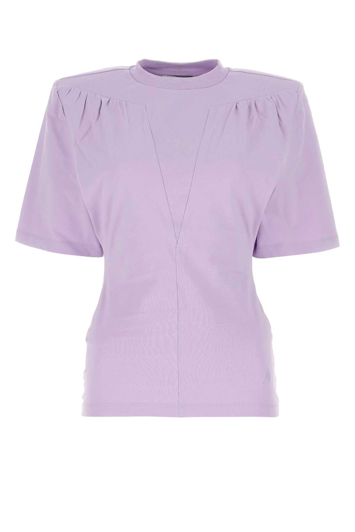 The Attico Women Lilac Cotton Top - 1