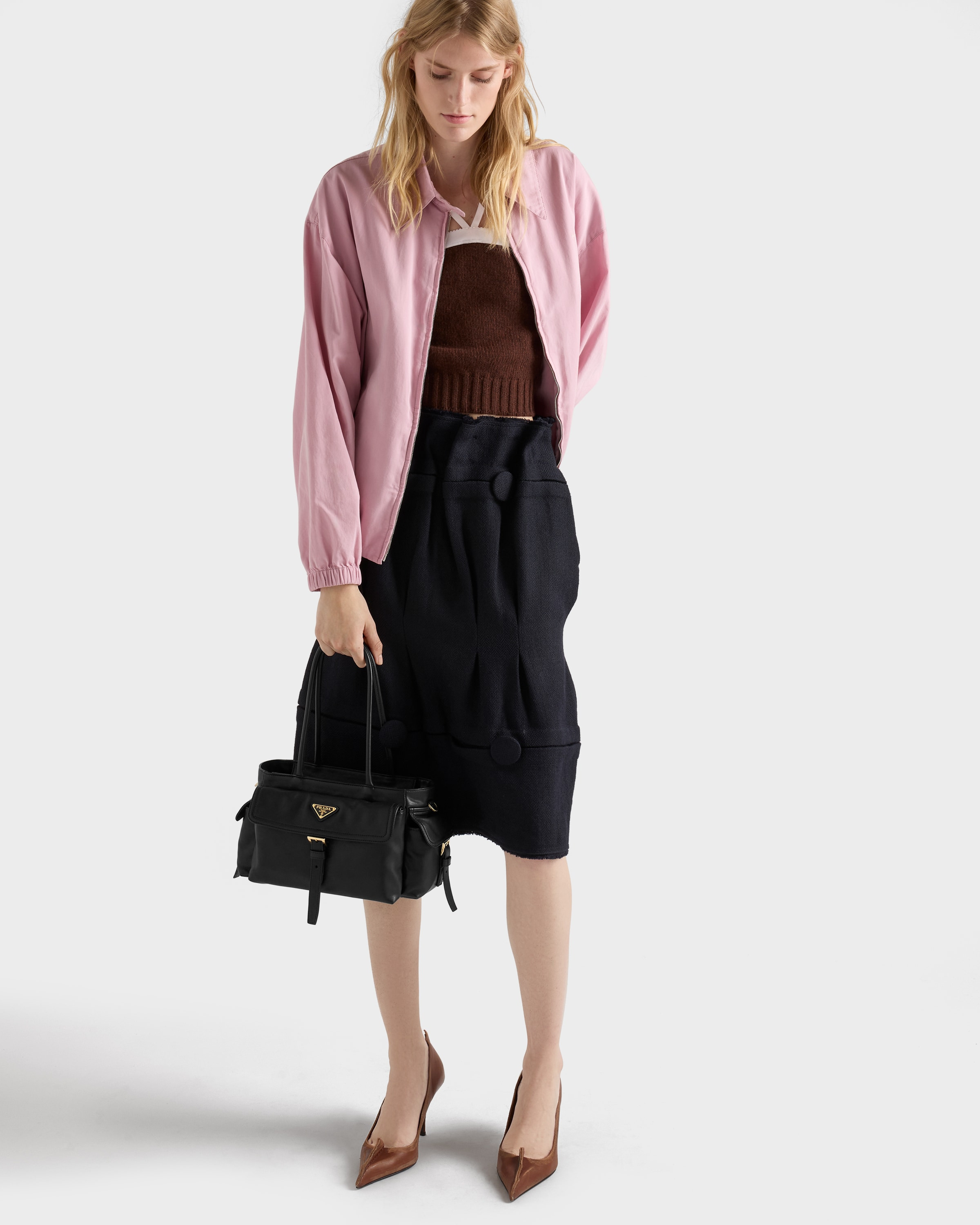 Medium Prada Explore nappa leather tote bag - 2