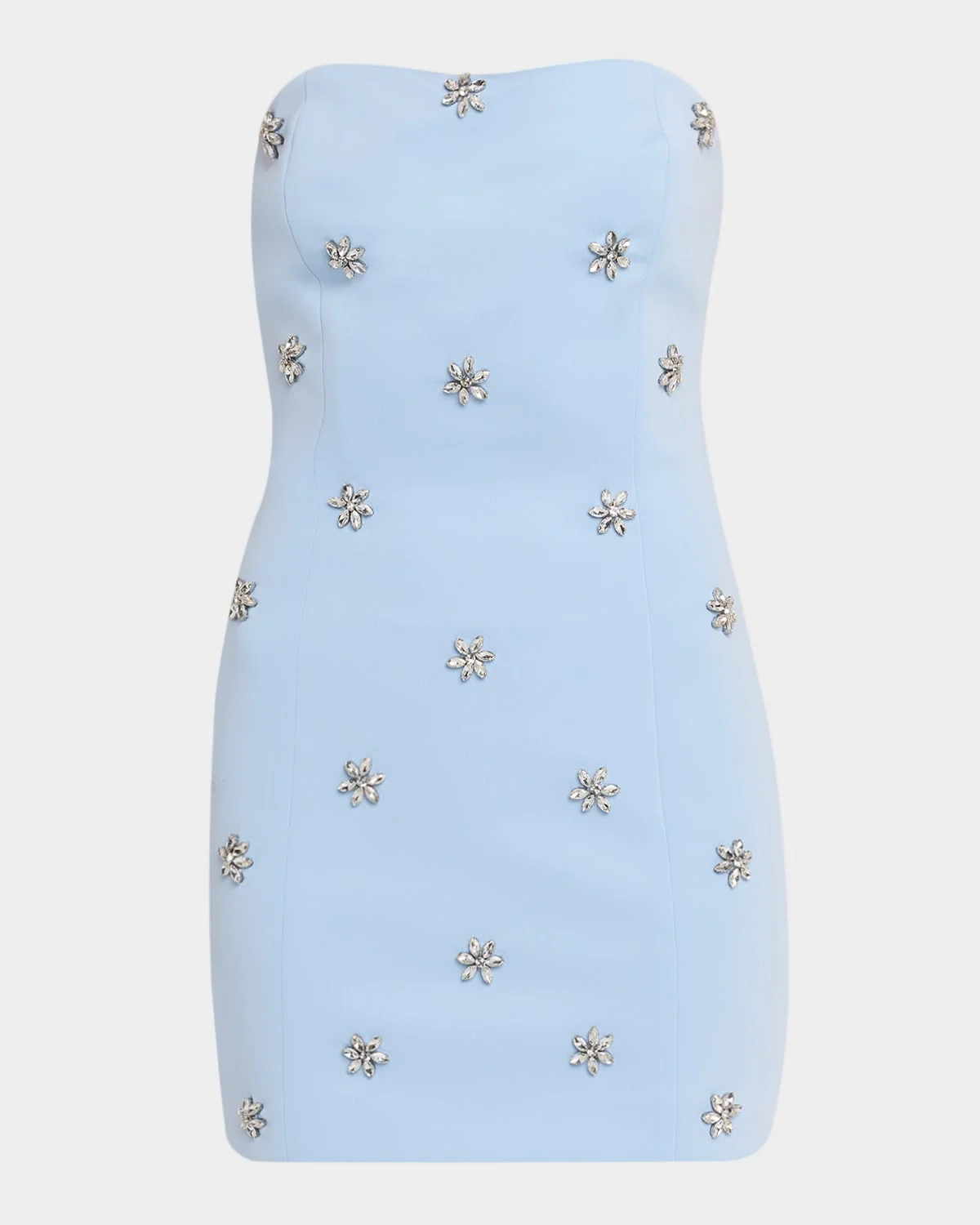 Pixie Strapless Crystal-Embellished Mini Dress - 1