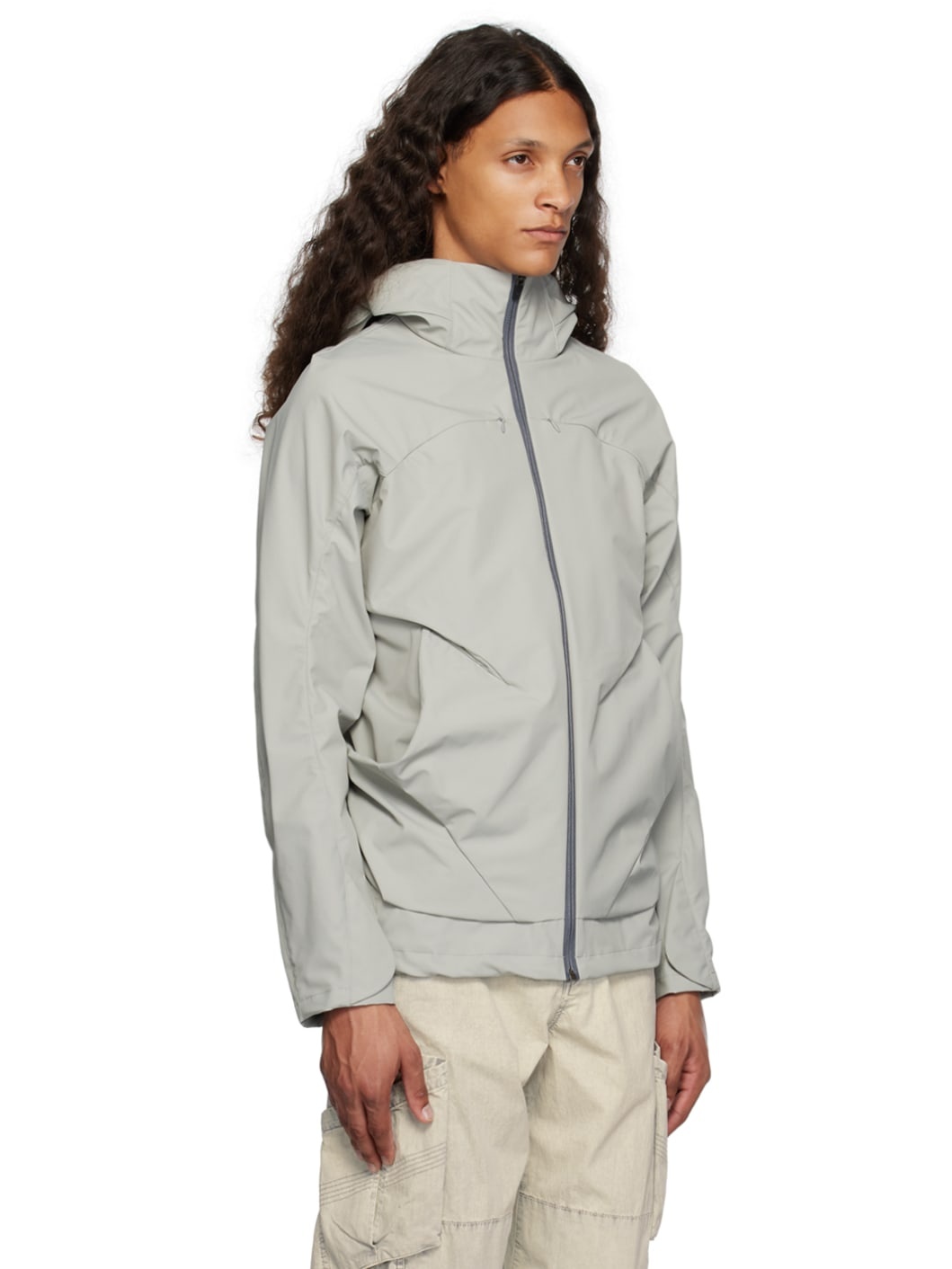 Gray Tuck Jacket - 2