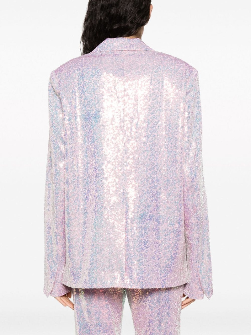 sequin-embellished single-breasted blazer 4