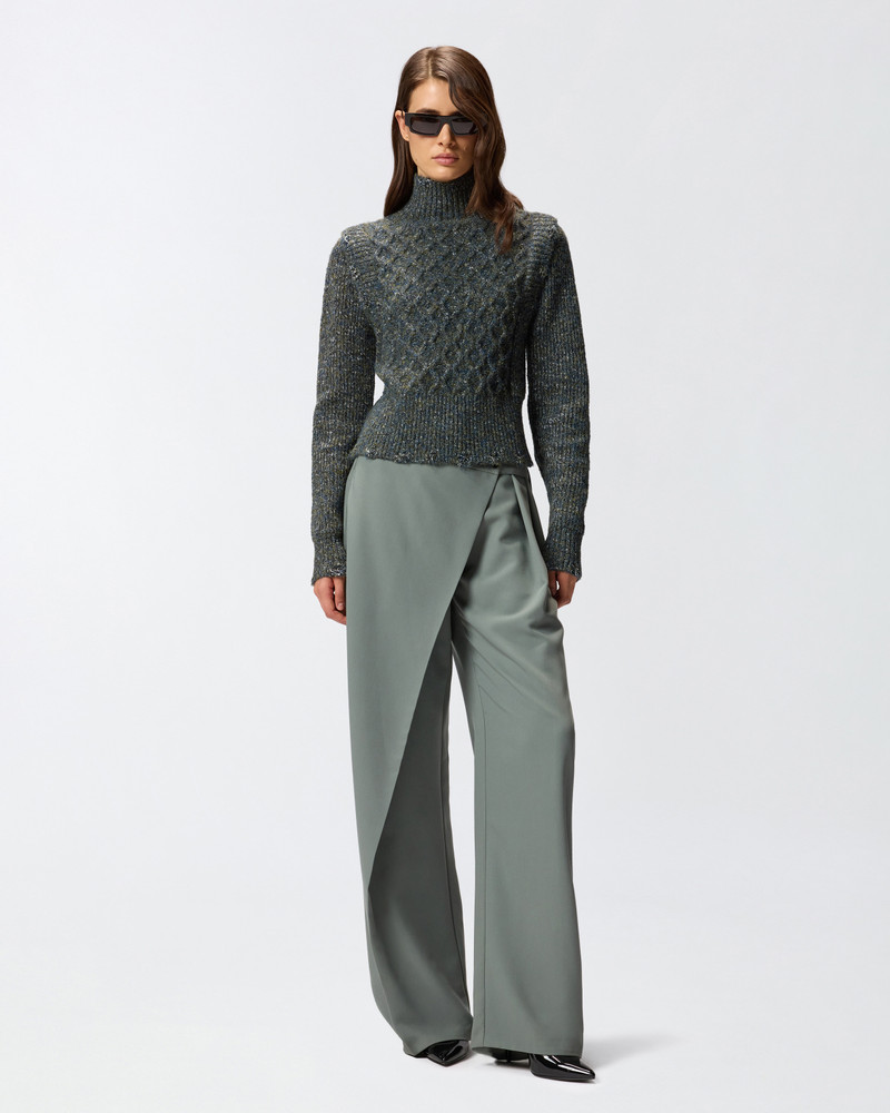 KNIT TURTLENECK WITH CABLE STITCH 3