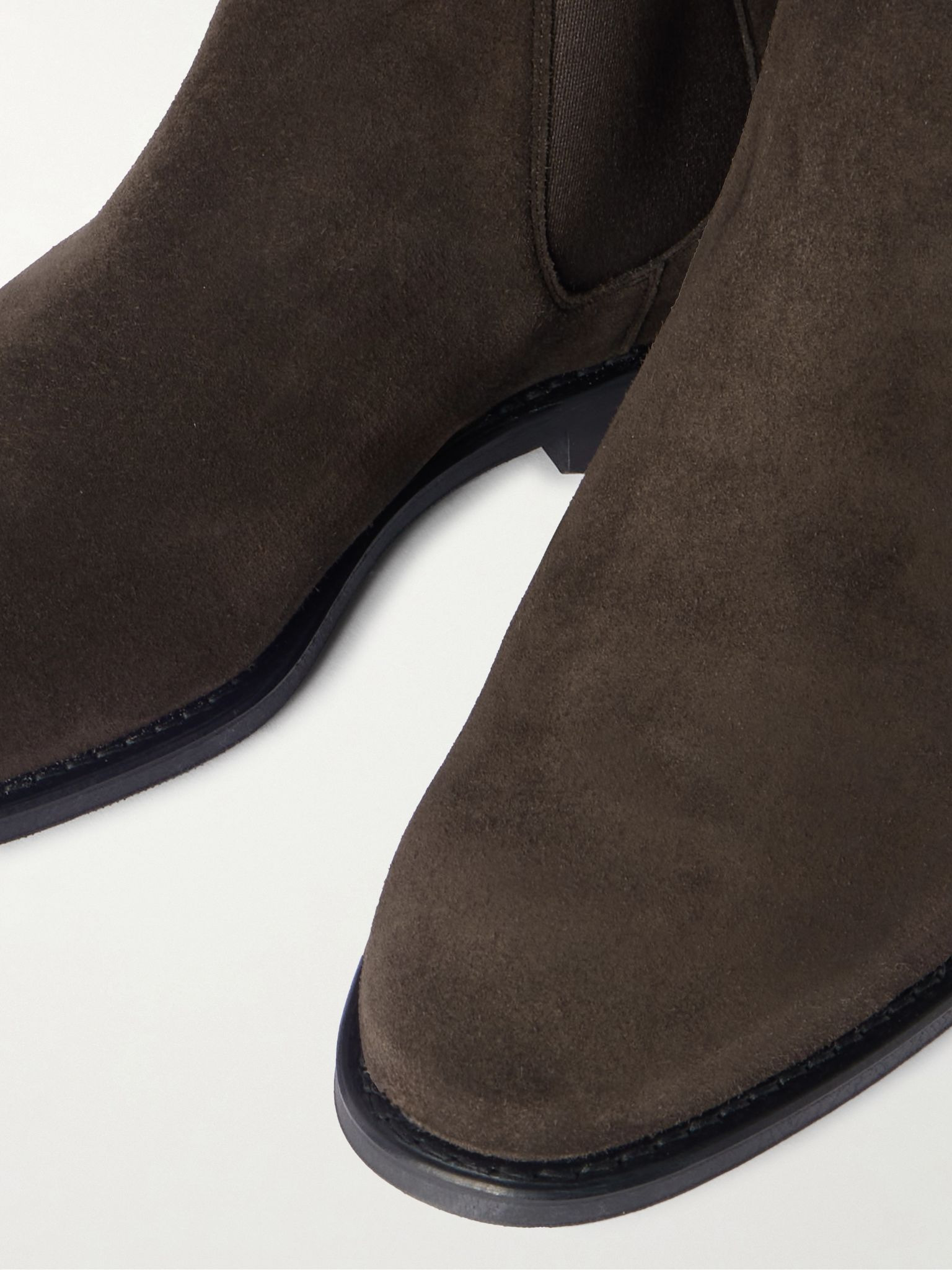 Amberley Suede Chelsea Boots Chocolate - 5